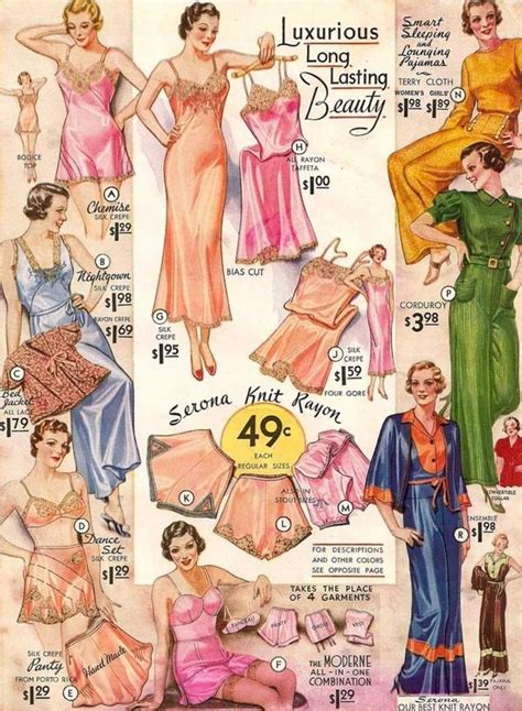 underwear from the 1950's